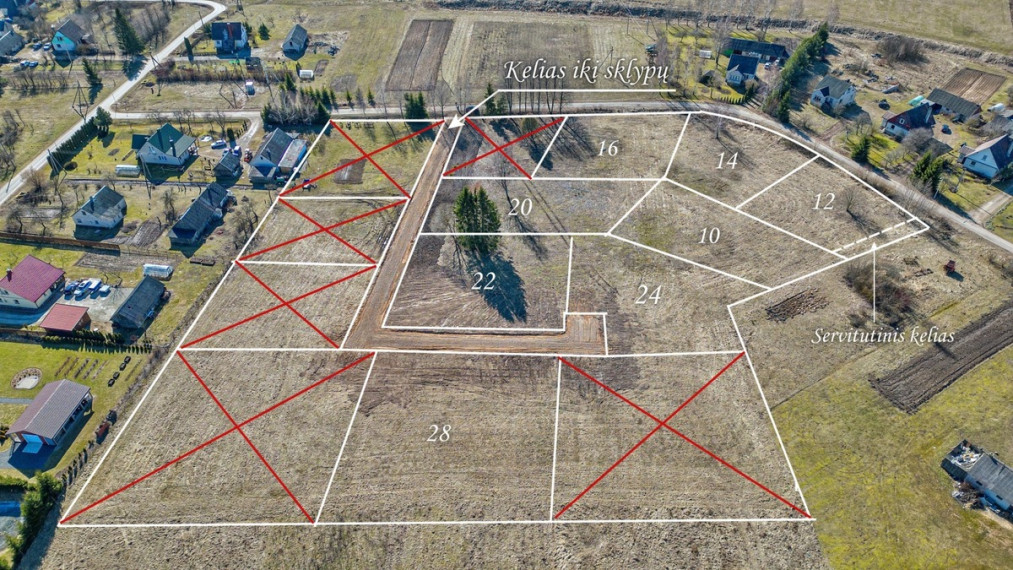 Parduodamas  sklypas Smailių g., Vileikiškių k., Širvintų r. sav., 13.01 a ploto 4