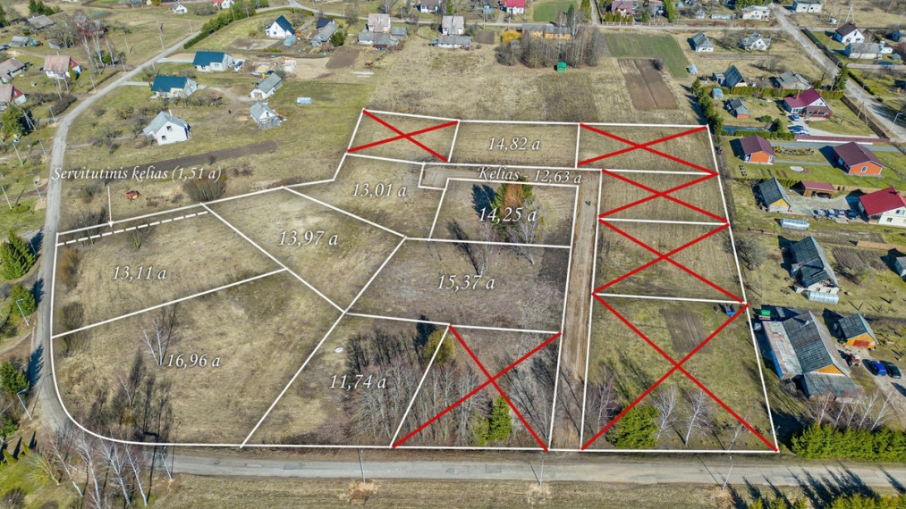 Parduodamas  sklypas Smailių g., Vileikiškių k., Širvintų r. sav., 13.01 a ploto 5