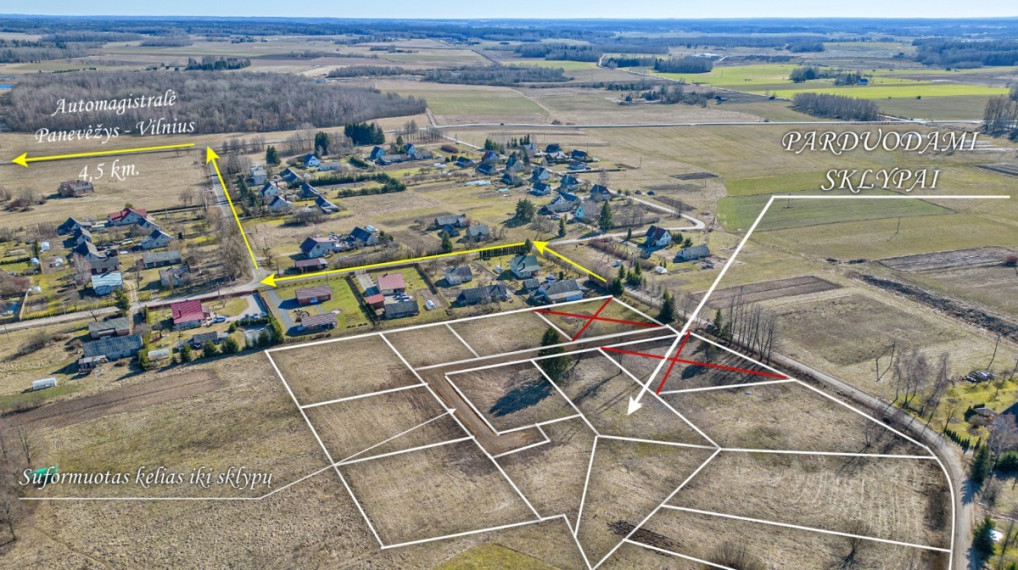Parduodamas sklypas Smailių g., Vileikiškių k., Širvintų r. sav., 13.01 a ploto 6