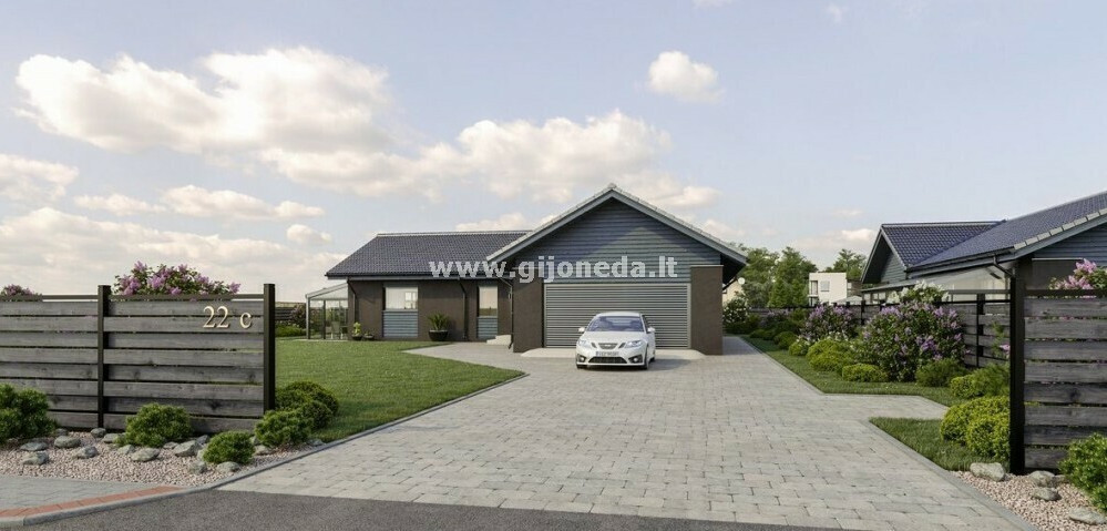 Parduodamas namas Kalnelio g., Gindulių k., Klaipėdos r. sav., 165 m2 ploto, 1 aukštai 2
