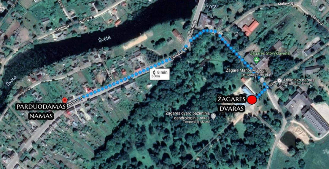 Parduodamas namas Vilniaus g., Žagarės m., Joniškio r. sav., 70.49 m2 ploto, 1 aukštai 3