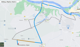 Parduodamas  sklypas Digrių k., Kauno r. sav., 170 a ploto 9