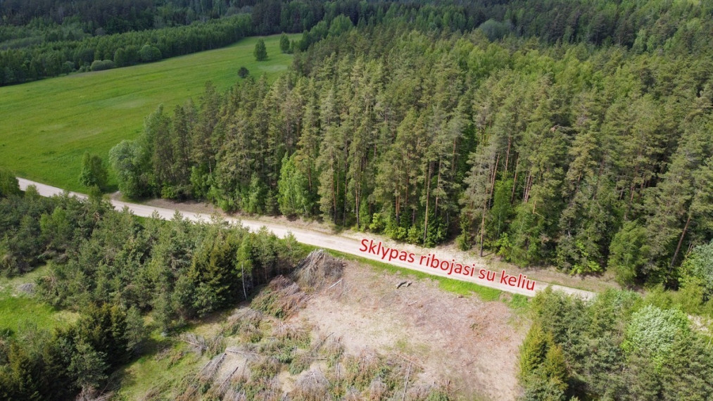 Parduodamas sklypas Savičiūnų k., Zarasų r. sav., 1025 a ploto 3