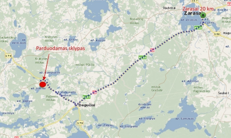 Parduodamas  sklypas Savičiūnų k., Zarasų r. sav., 1025 a ploto 15