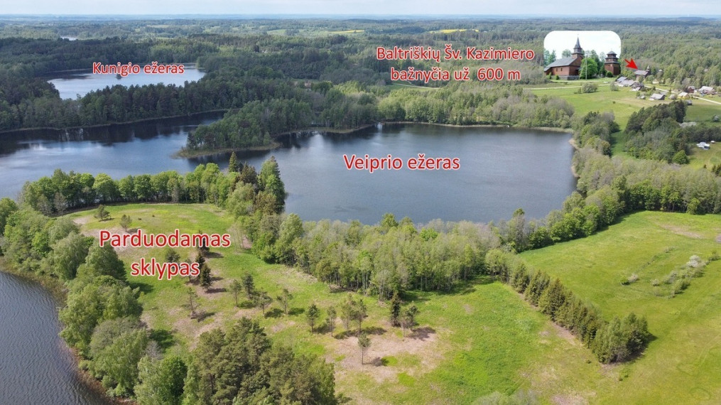 Parduodamas  sklypas Steponiškių k., Zarasų r. sav., 7.39 a ploto 9