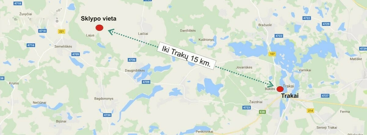 Parduodamas žemės ūkio paskirties sklypas Naujoji g., Navasiolkų k., Elektrėnų sav., 3000 a ploto 17