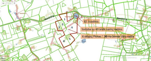 Parduodamas žemės ūkio paskirties sklypas Naujoji g., Navasiolkų k., Elektrėnų sav., 3000 a ploto 7