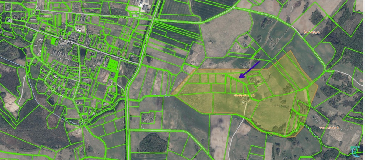 Parduodamas sklypas Gudoniškių k., Vilniaus r. sav., 118.73 a ploto 5