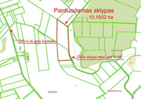 Parduodamas  sklypas Ūlyčėlių k., Širvintų r. sav., 1019 a ploto 12