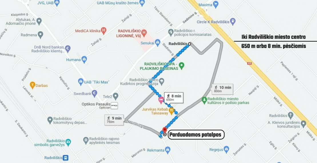 Parduodamos administracinės, gamybinės, kitos paskirties, paslaugų, prekybos, sandėliavimo patalpos Maironio g., Radviliškio m., Radviliškio r. sav., 41.44 m2 ploto 6
