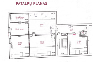 Parduodamos patalpos Žemaitės g., Naujamiestyje, Vilniuje, 147 kv.m ploto 13