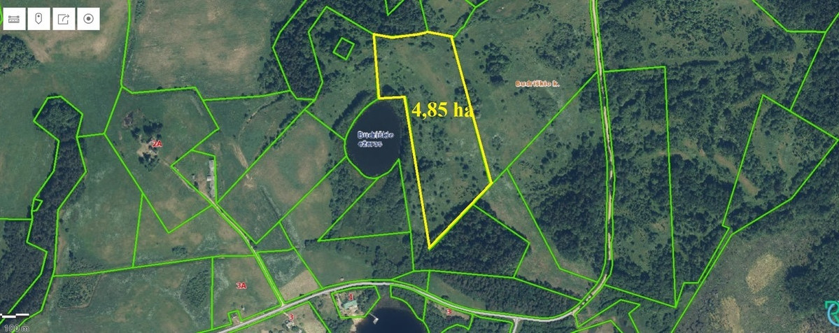 Parduodamas sklypas Budriškio k., Rokiškio r. sav., 485 a ploto 2