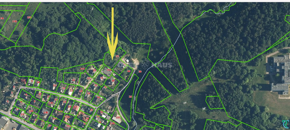 Parduodamas namų valdos paskirties sklypas Spanguolių g., Vilijampolė, Kauno m., Kauno m. sav., 14.81 a ploto 4