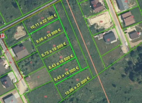 Parduodamas  sklypas Kirtimų g., Panemunė, Kauno m., Kauno m. sav., 8.43 a ploto