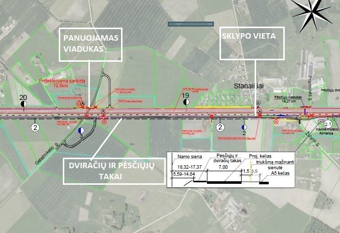 Parduodamas  sklypas Stanaičių k., Kauno r. sav., 243.58 a ploto 7