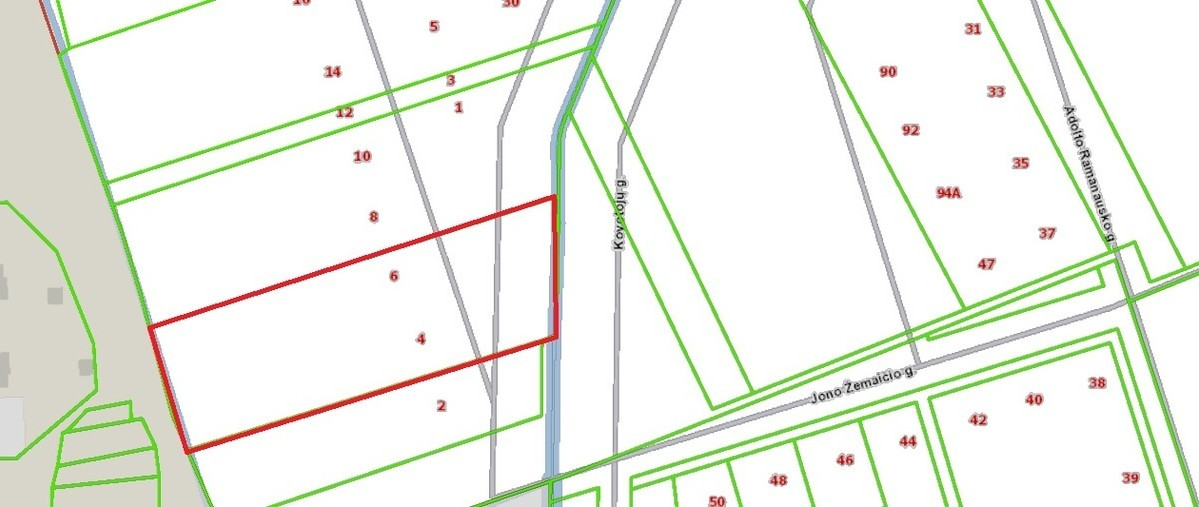 Parduodamas kitos paskirties sklypas Rinktinės g., Žemaičiai, Panevėžio m., Panevėžio m. sav., 102 a ploto 2