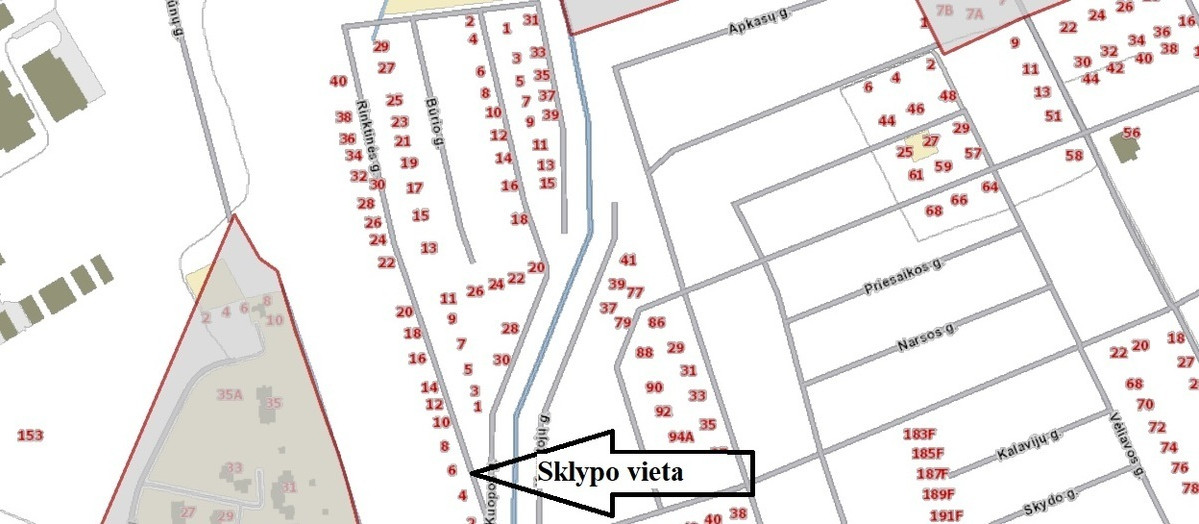 Parduodamas kitos paskirties sklypas Rinktinės g., Žemaičiai, Panevėžio m., Panevėžio m. sav., 102 a ploto 4
