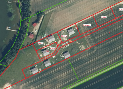 Parduodamas sklypas Kurklių k., Radviliškio r. sav., 8.62 a ploto