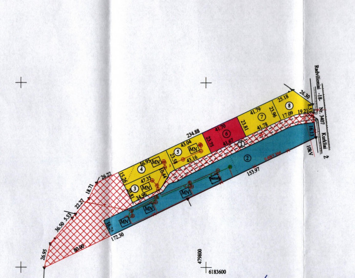 Parduodamas sklypas Kurklių k., Radviliškio r. sav., 8.62 a ploto 3