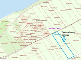 Parduodamas  sklypas Kranto g, Karmėlavos mstl., Kauno r. sav., 82 a ploto 6