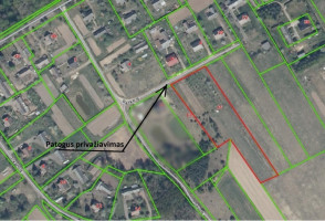 Parduodamas  sklypas Parko g., Bartkuškio k., Širvintų r. sav., 66.48 a ploto 11