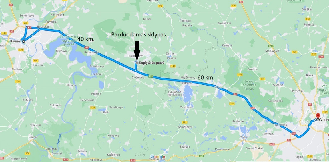 Parduodamas namas Koplytėlės g., Kaišiadorių m., Kaišiadorių r. sav., 82.3 m2 ploto, 1 aukštai 20