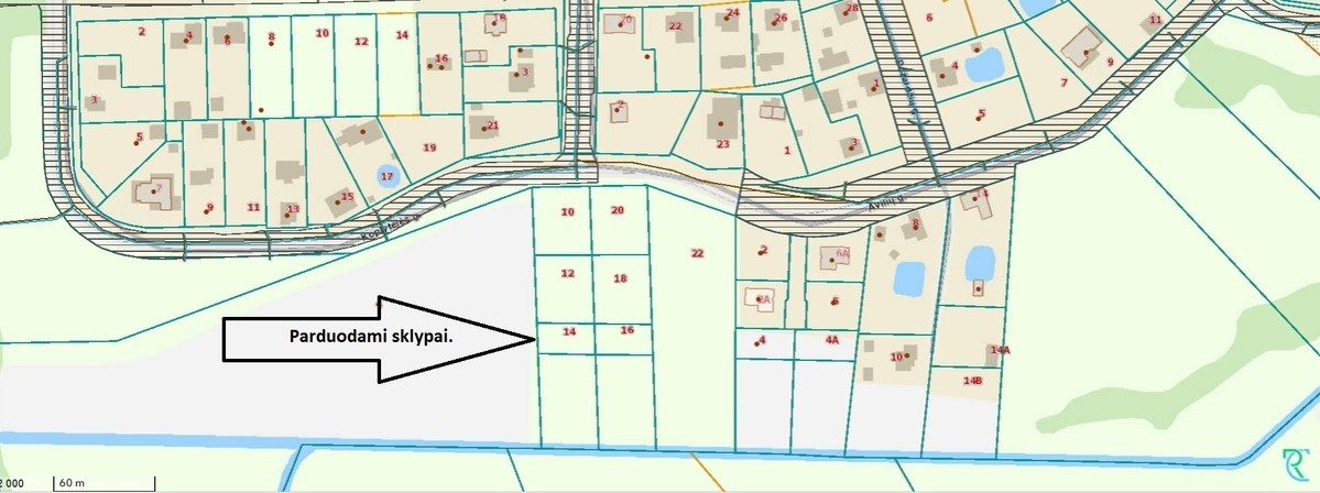 Parduodamas sklypas Koplytėlės g., Kaišiadorių m., Kaišiadorių r. sav., 13.72 a ploto 5