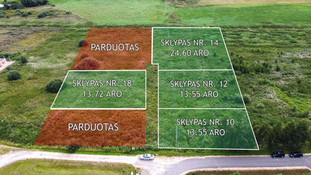 Parduodamas sklypas Koplytėlės g., Kaišiadorių m., Kaišiadorių r. sav., 13.72 a ploto 2