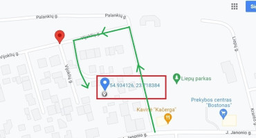 Parduodamas  sklypas Vijoklių g., Kačerginės mstl., Kauno r. sav., 12.36 a ploto 8