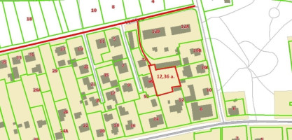 Parduodamas  sklypas Vijoklių g., Kačerginės mstl., Kauno r. sav., 12.36 a ploto 1