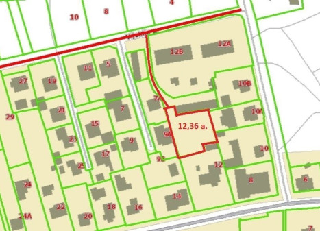 Parduodamas sklypas Vijoklių g., Kačerginės mstl., Kauno r. sav., 12.36 a ploto Parduodamas sklypas Vijoklių g., Kačerginės mstl., Kauno r. sav., 12.36 a ploto