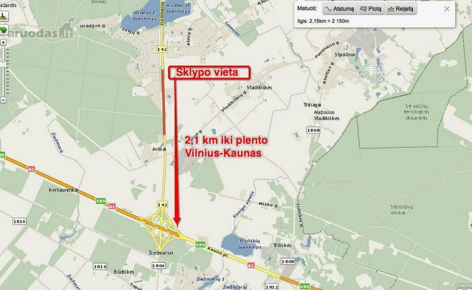 Parduodamas sklypas Kaišiadorių, Vladikiškių k., Kaišiadorių r. sav., 197.71 a ploto 2