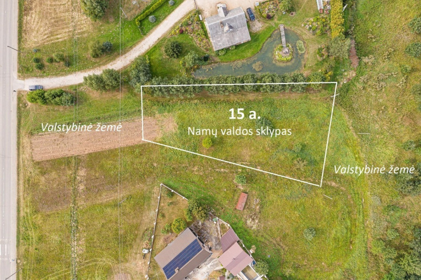 Parduodamas sklypas Z. Citavičiaus g., Tytuvėnų m., Kelmės r. sav., 15.01 a ploto 4