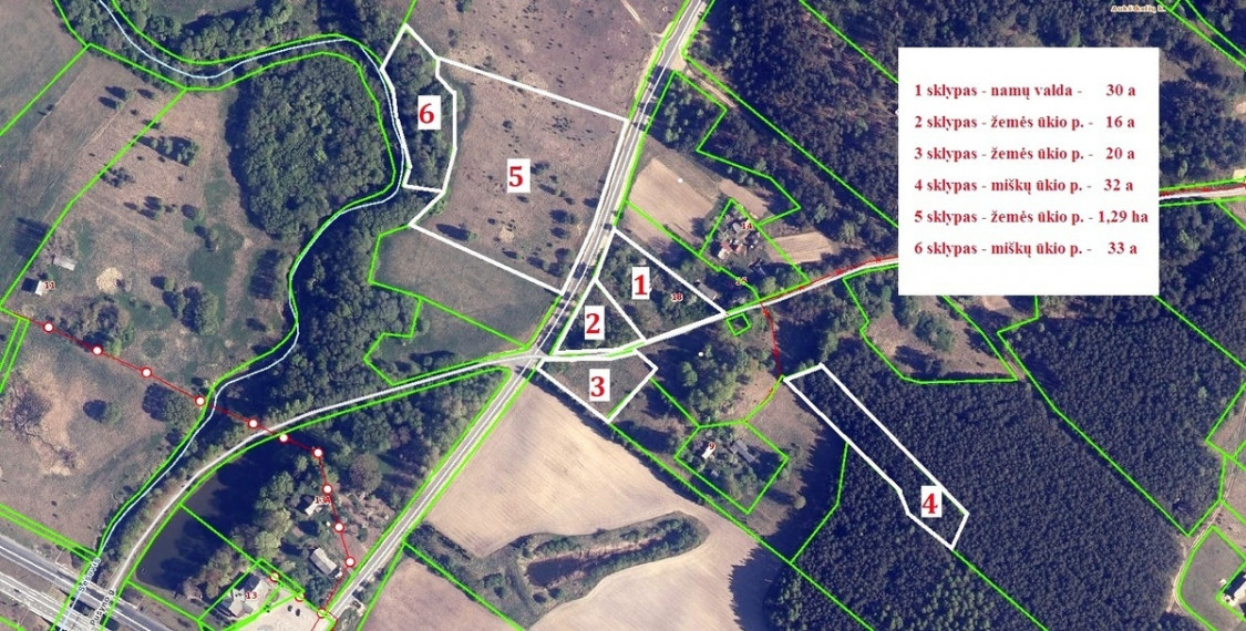 Parduodamas  sklypas Pušyno, Ylių k., Raseinių r. sav., 260 a ploto 3