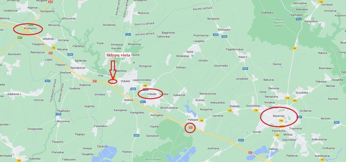 Parduodamas  sklypas Pušyno, Ylių k., Raseinių r. sav., 260 a ploto 13