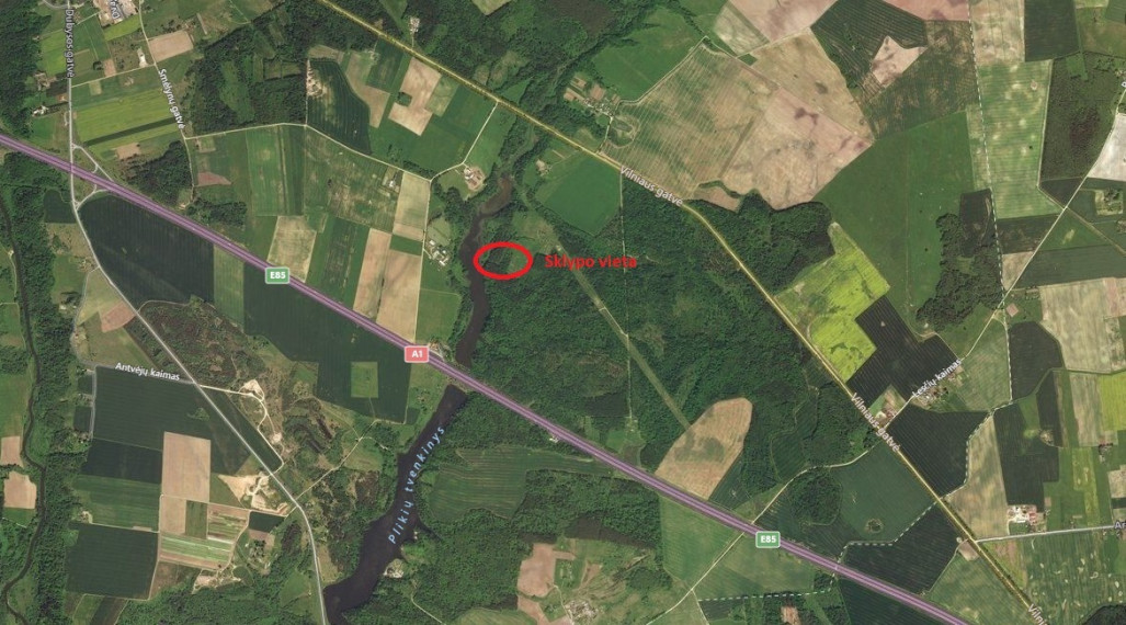 Parduodamas  sklypas Jučių k., Raseinių r. sav., 225 a ploto 9