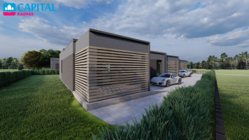 Parduodamas namas Sodžiaus g., Teleičių k., Kauno r. sav., 92 m2 ploto, 1 aukštai 12