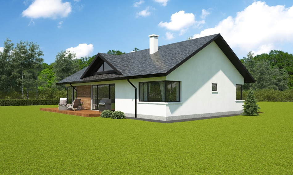 Parduodamas namas Jaunystės, Patamulšėlio k., Kauno r. sav., 116.33 m2 ploto, 1 aukštai 3