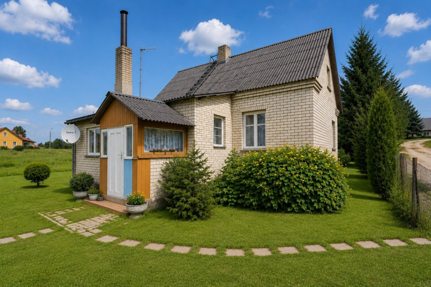 Parduodamas namas Saulėtekių g., Saulėtekių k., Kauno r. sav., 61.78 m2 ploto, 1 aukštai 4