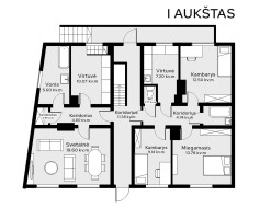 Parduodamas namas Vokiečių g., Ž. Šančiai, Kauno m., Kauno m. sav., 308.4 m2 ploto, 2 aukštai 18