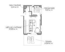 Parduodamas namas Sidabrių k., Vilniaus r. sav., 78 m2 ploto, 2 aukštai 21