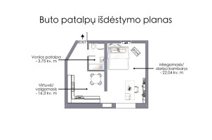 Parduodamas butas Sodų g., Senamiestis, Vilniaus m., Vilniaus m. sav., 42.09 m2 ploto, 2 kambariai 13