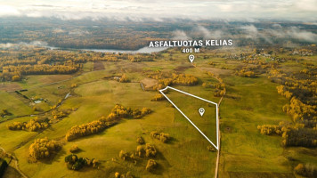 Parduodamas  sklypas Turliškių k., Molėtų r. sav., 185 a ploto 8