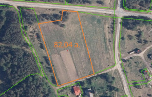 Parduodamas  sklypas Pušų g., Madžiūnų k., Trakų r. sav., 82.04 a ploto 12