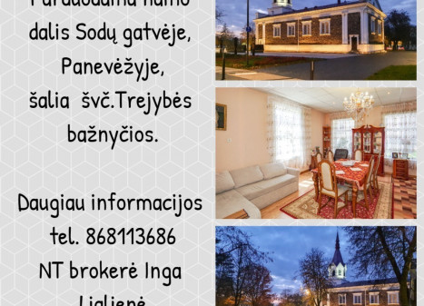Parduodamas namas Sodų g., Centras, Panevėžio m., Panevėžio m. sav., 75.67 m2 ploto, 1 aukštai