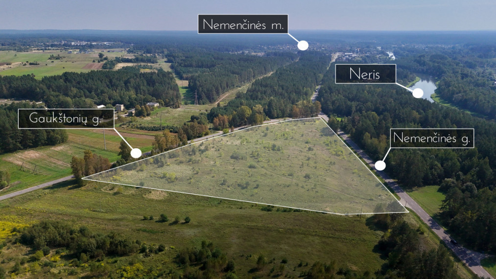 Parduodamas kitos paskirties sklypas Nemenčinės g., Gaukštonių k., Vilniaus r. sav., 434 a ploto 5
