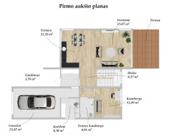 Parduodamas namas Brastos g., Verkiai, Vilniaus m., Vilniaus m. sav., 168 m2 ploto, 2 aukštai 13