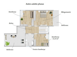Parduodamas namas Brastos g., Verkiai, Vilniaus m., Vilniaus m. sav., 168 m2 ploto, 2 aukštai 14