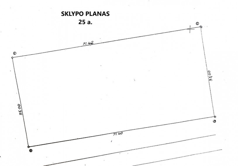 Parduodamas kitos paskirties sklypas Saulės g., Aukštelkės k., Šiaulių r. sav., 25 a ploto 3