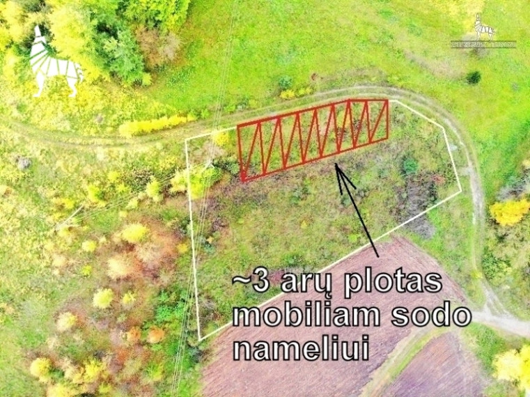Parduodamas  sklypas Sudervės k., Vilniaus r. sav., 18 a ploto 4